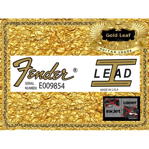 Fender Lead 1 Guitar Decal 101g
