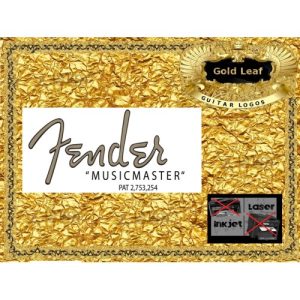 Fender Musicmaster Bass Guitar Decal #117g
