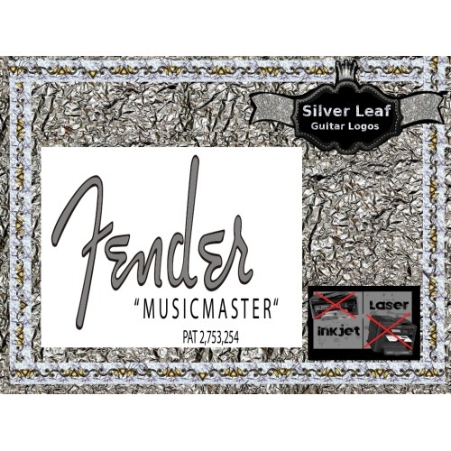 Fender Musicmaster Bass Guitar Decal #117s