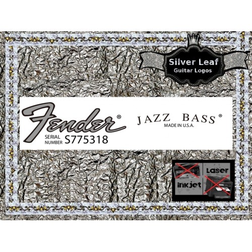 Fender Jazz Bass Guitar Decal #120s