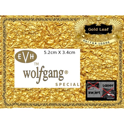 EVH Wolfgang Guitar Decal Headstock Waterslide 123g