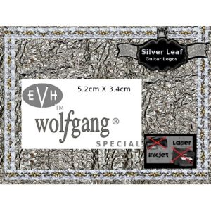 EVH Wolfgang Guitar Decal Headstock Waterslide 123s