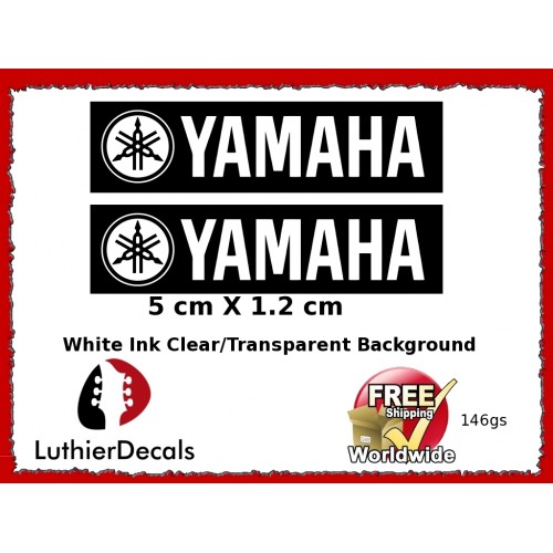 Yamaha Guitar White Decal 146gs