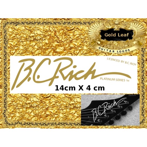 B.C. Rich Platinum Series Guitar Decal 148g