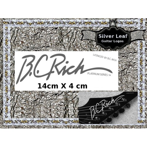 B.C. Rich Platinum Series Guitar Decal 148s
