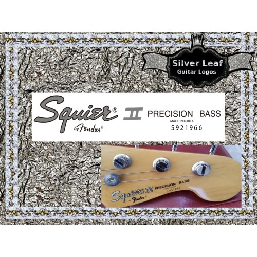 Squier 11 Precision Bass Guitar Decal 152s