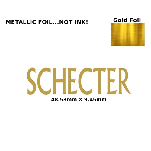 Schecter Guitar Decal 163g