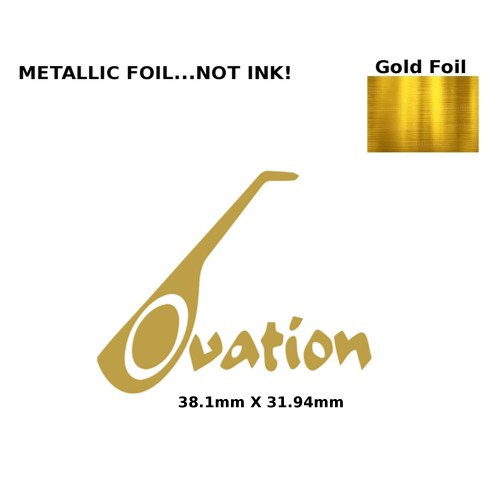 Ovation Guitar Decal 166g