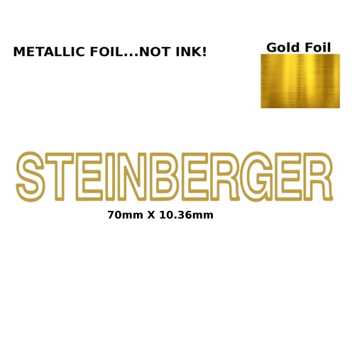 Steinberger guitar decals 168g
