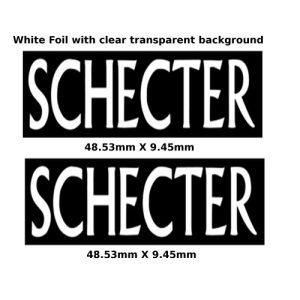 Schecter Guitar Decal 175w
