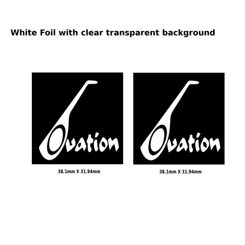 Ovation Guitar Decal 178w
