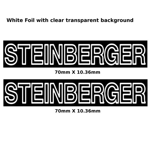Steinberger guitar decals 180w