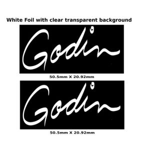 Godin Guitar Decal 183w