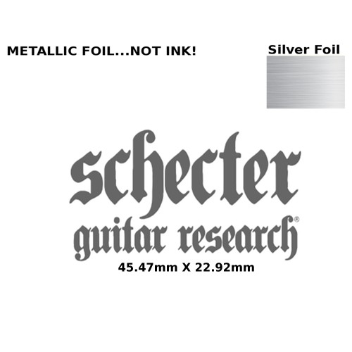 Schecter Guitar Decal 186s