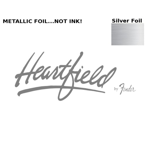 Fender Heartfield Guitar Decal 187s