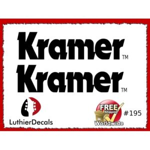 Kramer Guitar Decal #195