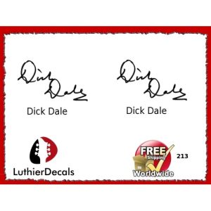 Guitar Players Dick Dale Signature Guitar Decal 213