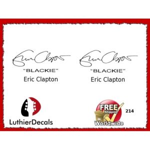 Guitar Players Eric Clapton Signature Guitar Decal 214