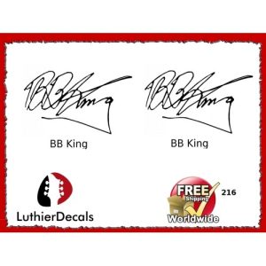 Guitar Players BB King Signature Guitar Decal 216