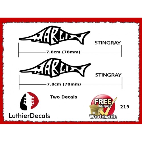Marlin Stingray Guitar Decal #219