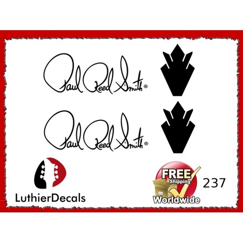 Gibson Decal Paul Reed Smith Guitar Decal #237