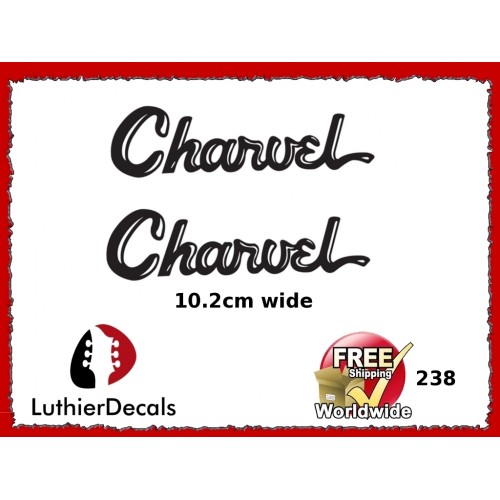 Charvel Guitar Decal Waterslide #238