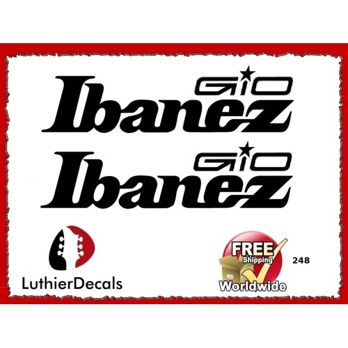 Ibanez Gio Guitar Decal 248