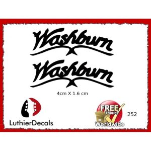 Washburn Guitar Decal 252