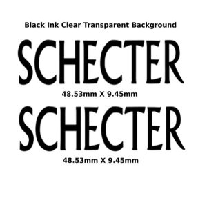 Schecter Guitar Decal 284
