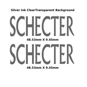 Schecter Guitar Decal 296