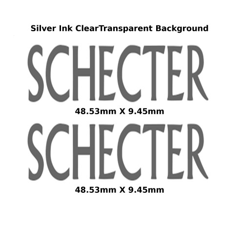 Schecter Guitar Decal 296