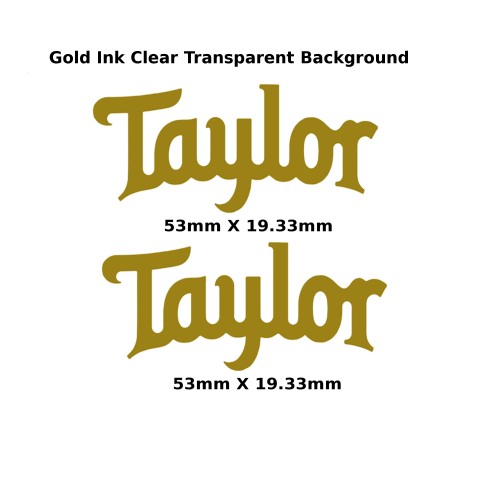 Taylor Guitar Decal Metal Laser 314