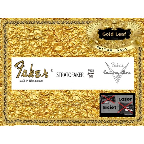 Faker Stratofaker Guitar Decal 81g