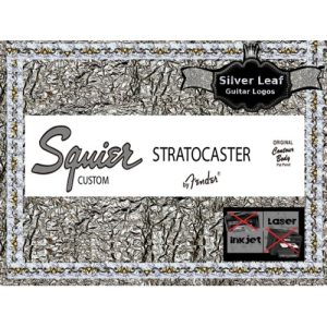 Squier Stratocaster Custom Guitar Decal #88s