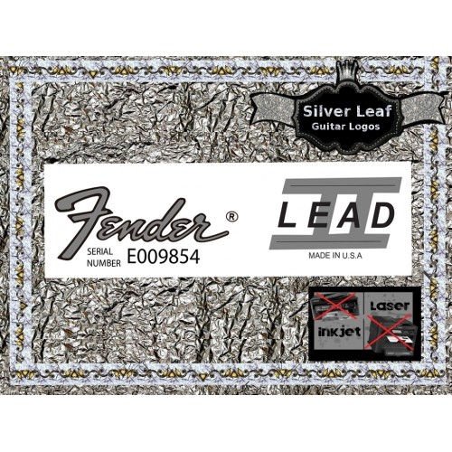 Fender Lead 11 Guitar Decal 97s