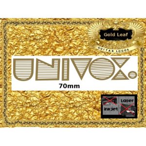Univox Guitar Decal Headstock Restoration Logo #99g