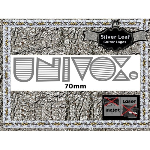 Univox Guitar Decal Headstock Restoration Logo #99s