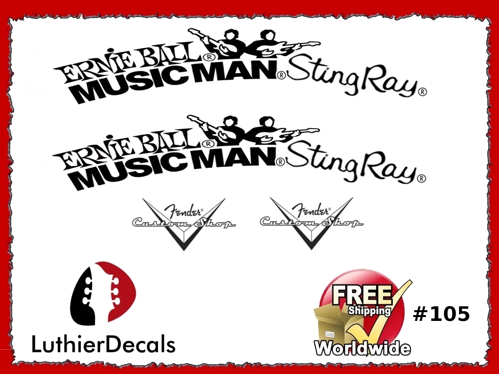 Musicman Ernie Ball Guitar Decal #105