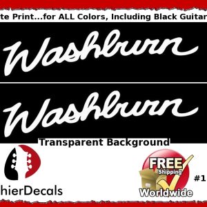 Washburn Guitar Decal #111w