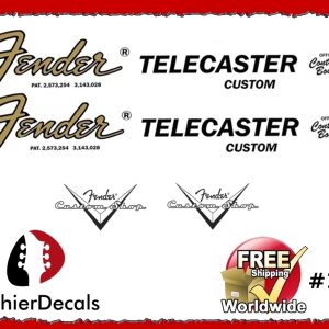 Fender Telecaster Guitar Decal #11
