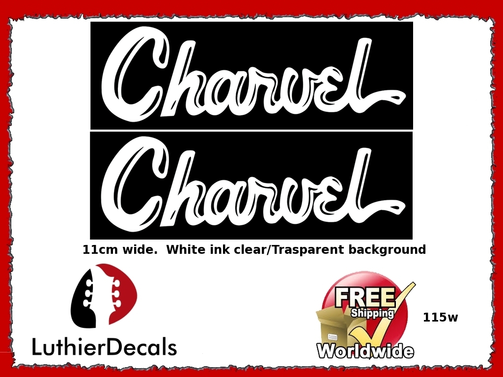 Charvel Guitar Decal Waterslide #115w