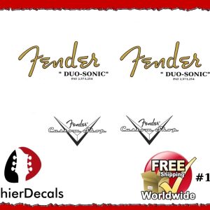 Fender Duo-Sonic Decal Guitar Waterslide #119