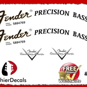 Fender Precision Bass Guitar Decal #1