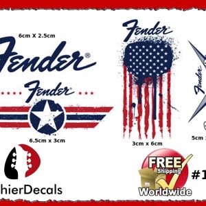 Fender Decal Guitar Waterslide Kit #122