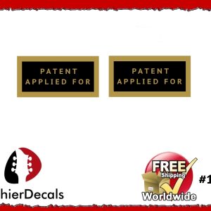 Humbucker PAF Patent Applied for Decal #126