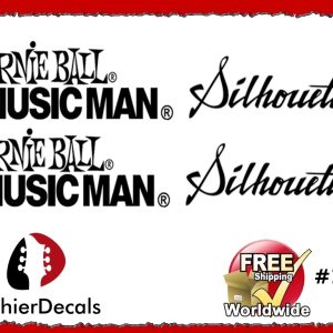 Musicman Ernie Ball Silhouette Guitar Decal #128