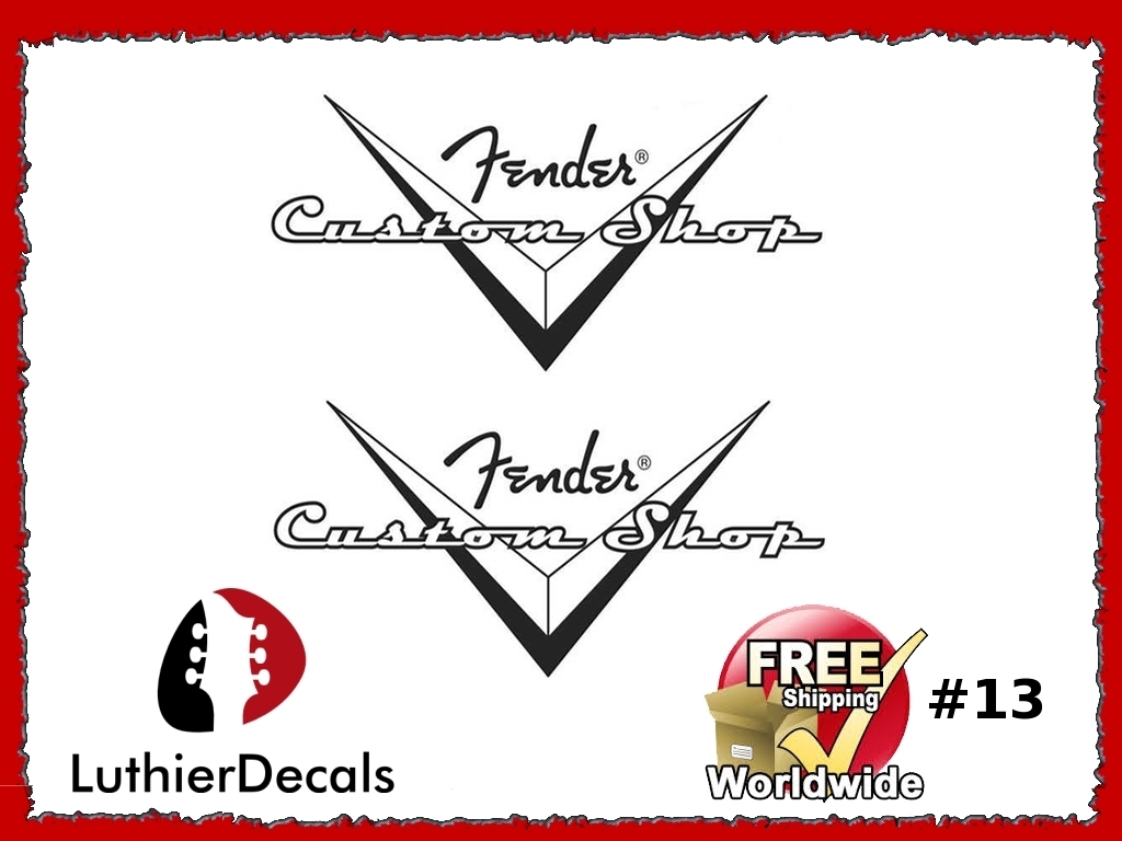 Fender Guitar Custom shop Decal #13