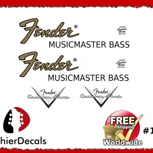 Fender Musicmaster Bass Guitar Decal #133