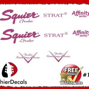 Squier Stratocaster Guitar Decal #140
