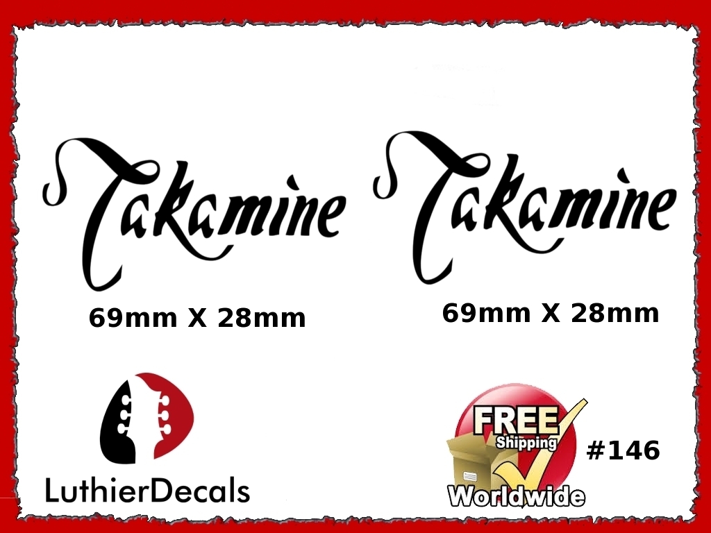 Takamine Guitar Decal Copy #146